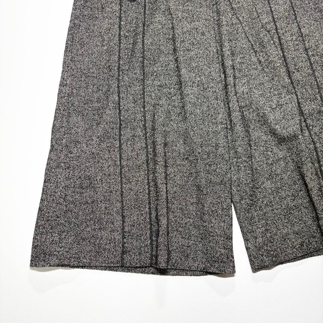 美品✨ドルガバ ツイードロングワイドパンツ 42サイズ イタリア製