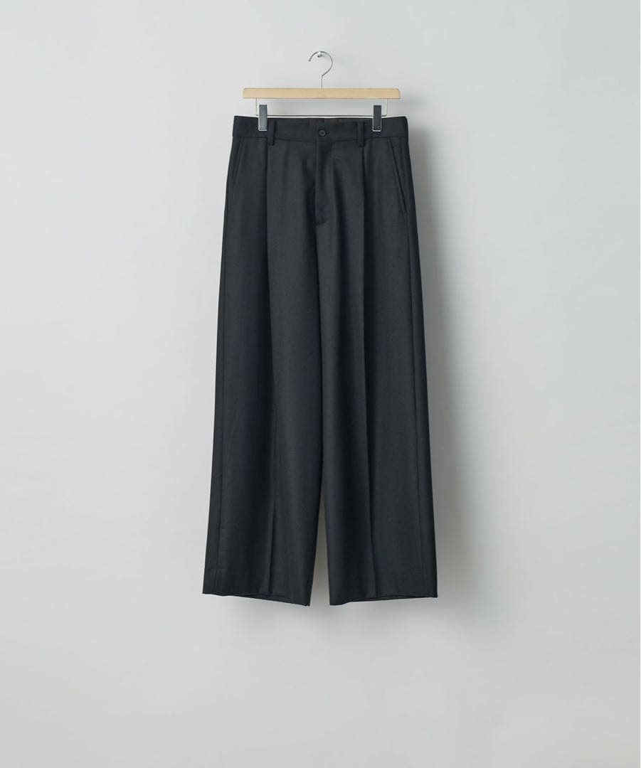 ssstein EXTRA WIDE TROUSERS (2/72梳毛フラノ)