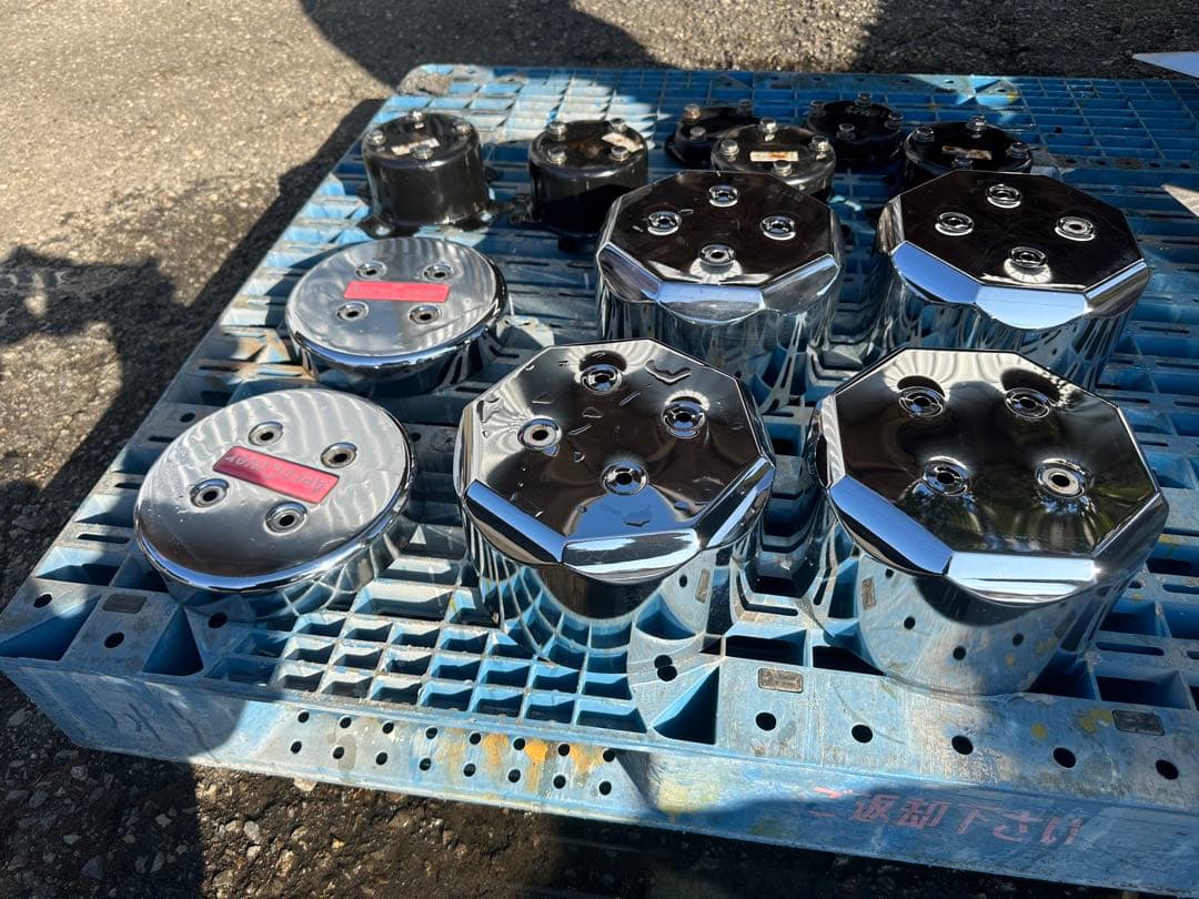 エアロカバー　スーパーグレート　大型　三菱　ふそう　22.5インチ8穴1台セット