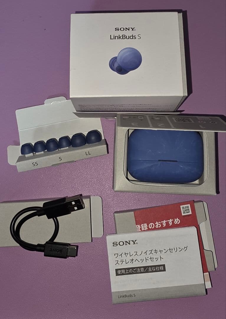 LinkBuds S WF-LS900N ワイヤレスイヤホン ブルー　SONY