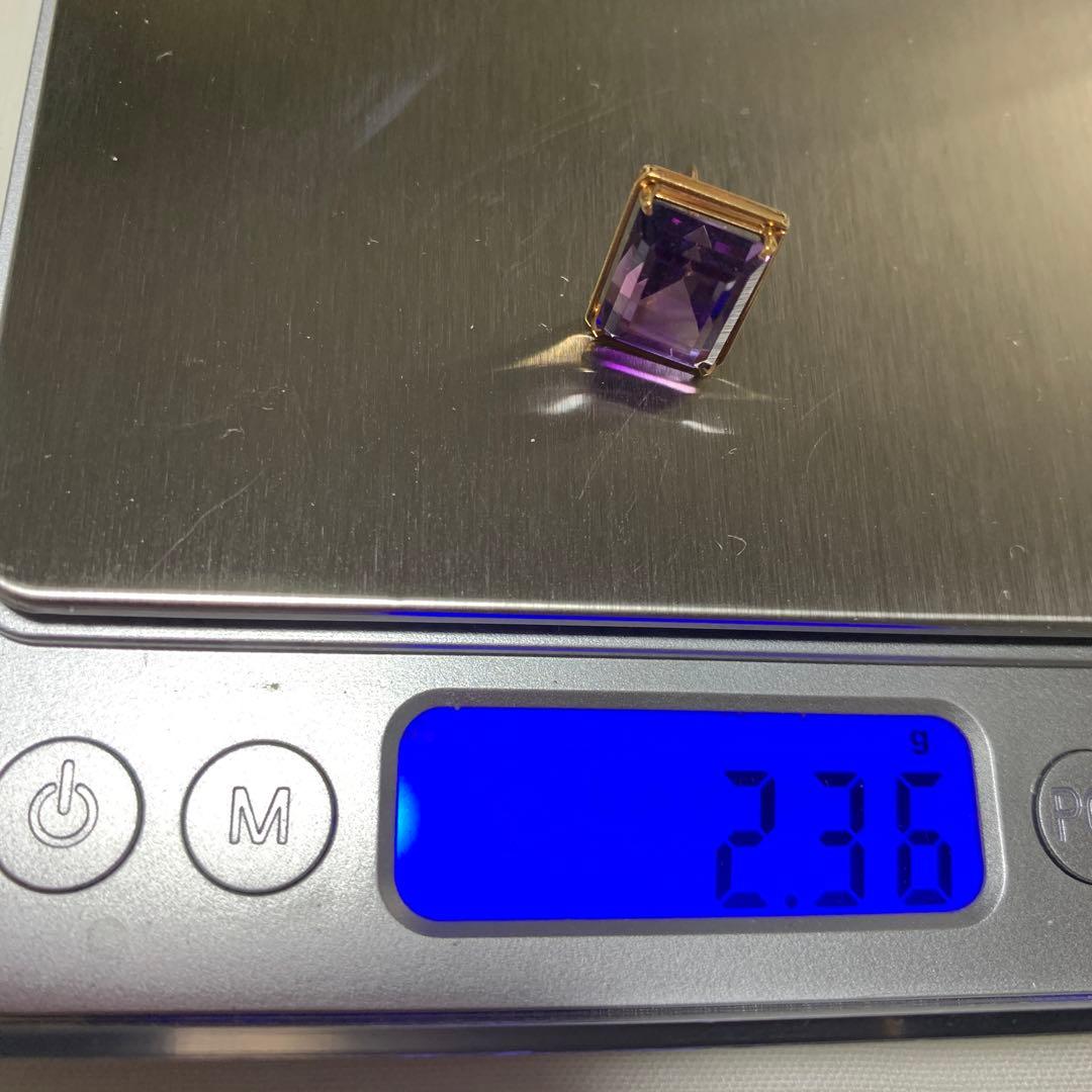 アメジストタイピン本体k18