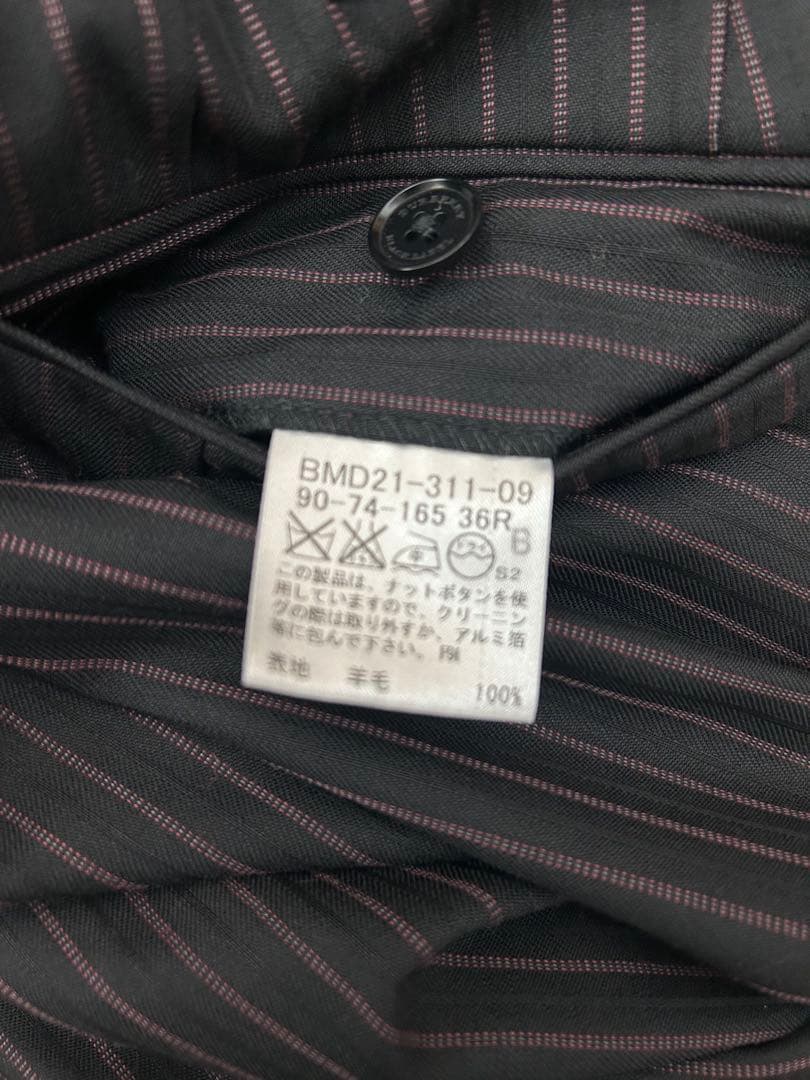 BURBERRY BLACK LABEL ストライプスーツ 36R
