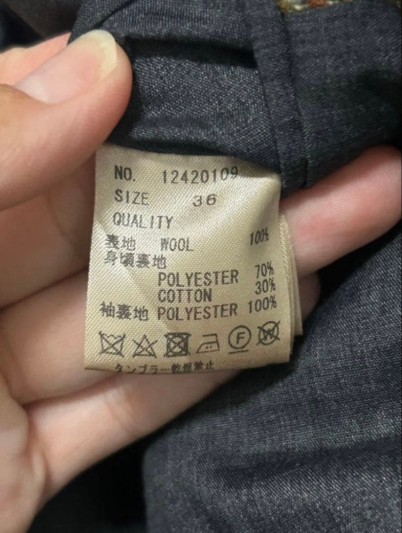 ジョージ　 TODAYFUL チェック柄 テーラードジャケット 36