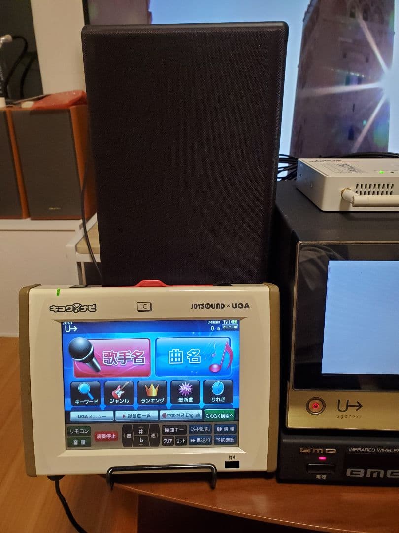 JOYSOUND カラオケ本体 UGA-N10 25万曲 家庭使用可能フルセット