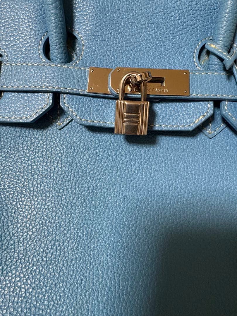 ブルージーン レザー　w30 トートバッグ