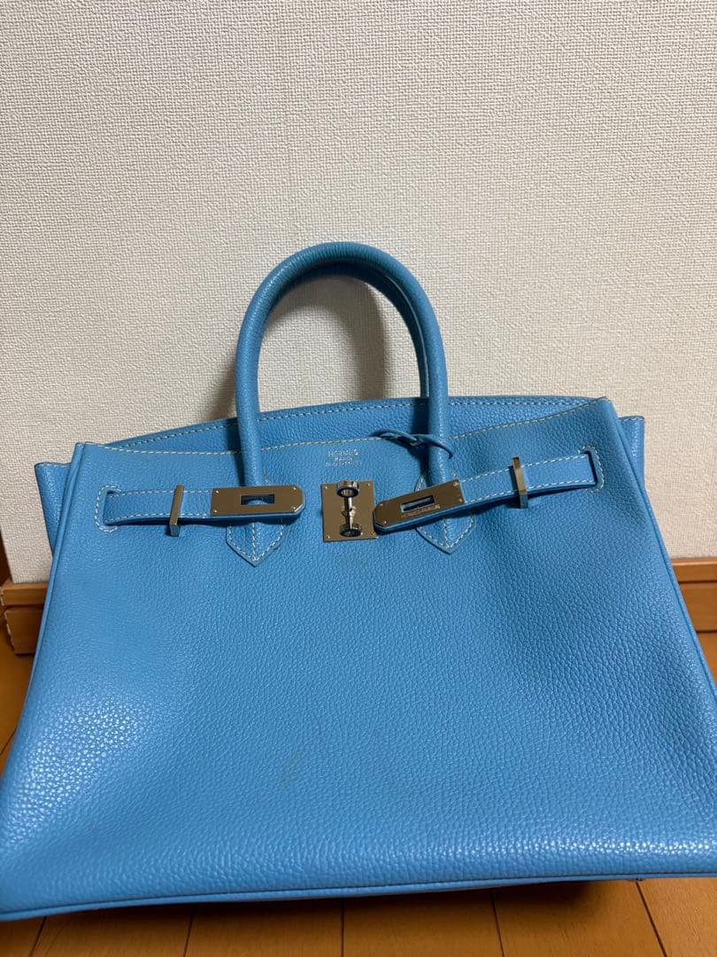 ブルージーン レザー　w30 トートバッグ