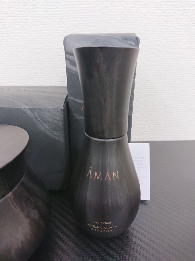 H1 アマン AMĀN 2点セット ヘアオイル ボディ用スクラブ