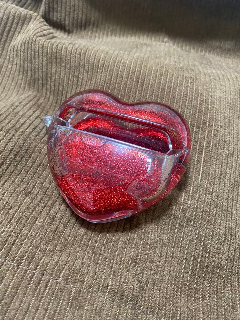 AirPodsPro2 第2世代 ケース ハート グリッター キラキラ 赤