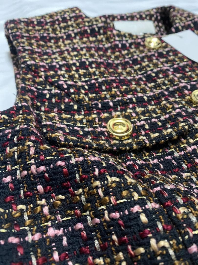 ZARA ベルト付きテクスチャーベスト XS 新品