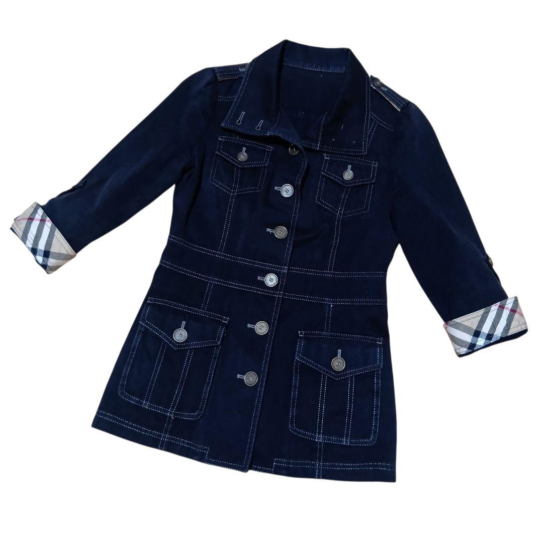 BURBERRY　バーバリー　ジャケット　レディース　Sサイズ　ブラック　デニム