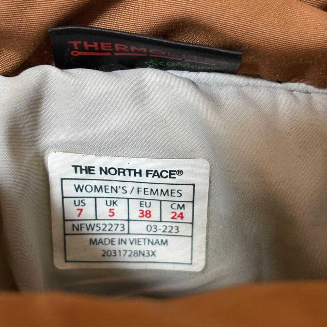 THE NORTH FACE ヌプシ ブーティー 24cm キャメル