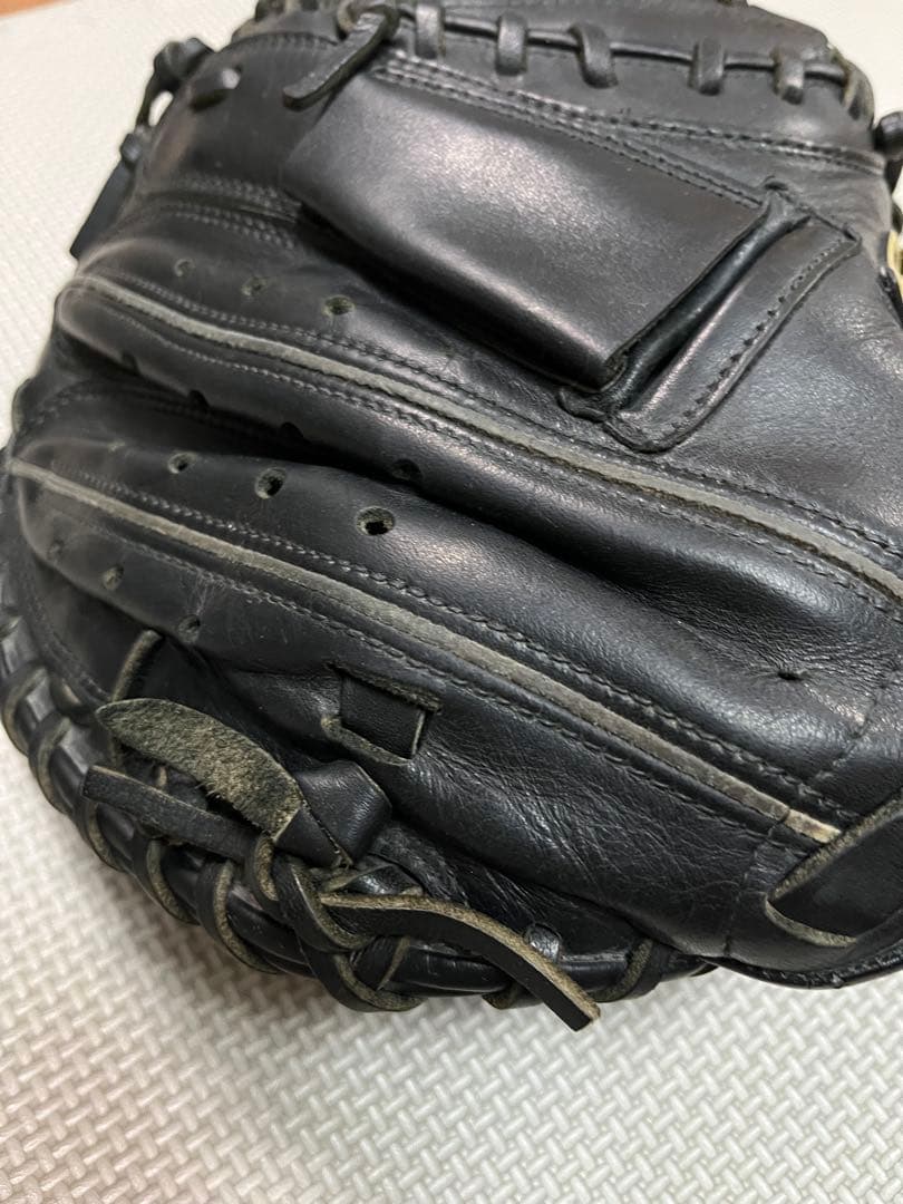 ZETT 少年野球　軟式キャッチャーミット　ブラック