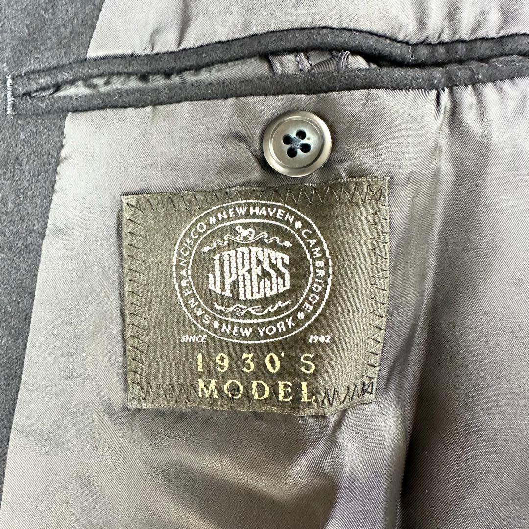 【美品】 J.PRESS 紺ブレ ダブル XL 金ボタン ブレザー ネイビー