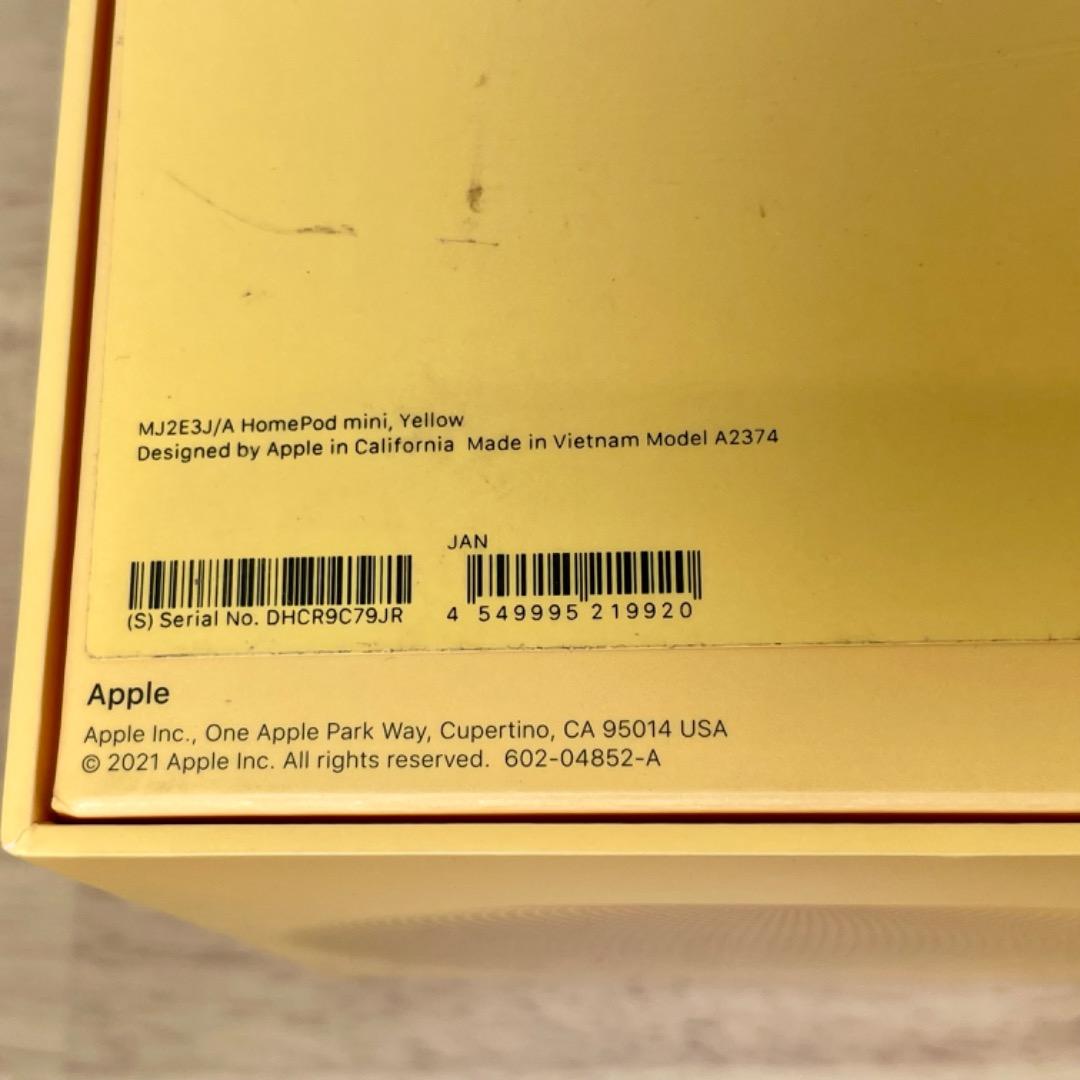 Apple Pod mini イエロー A2374 MJ2E3J/A