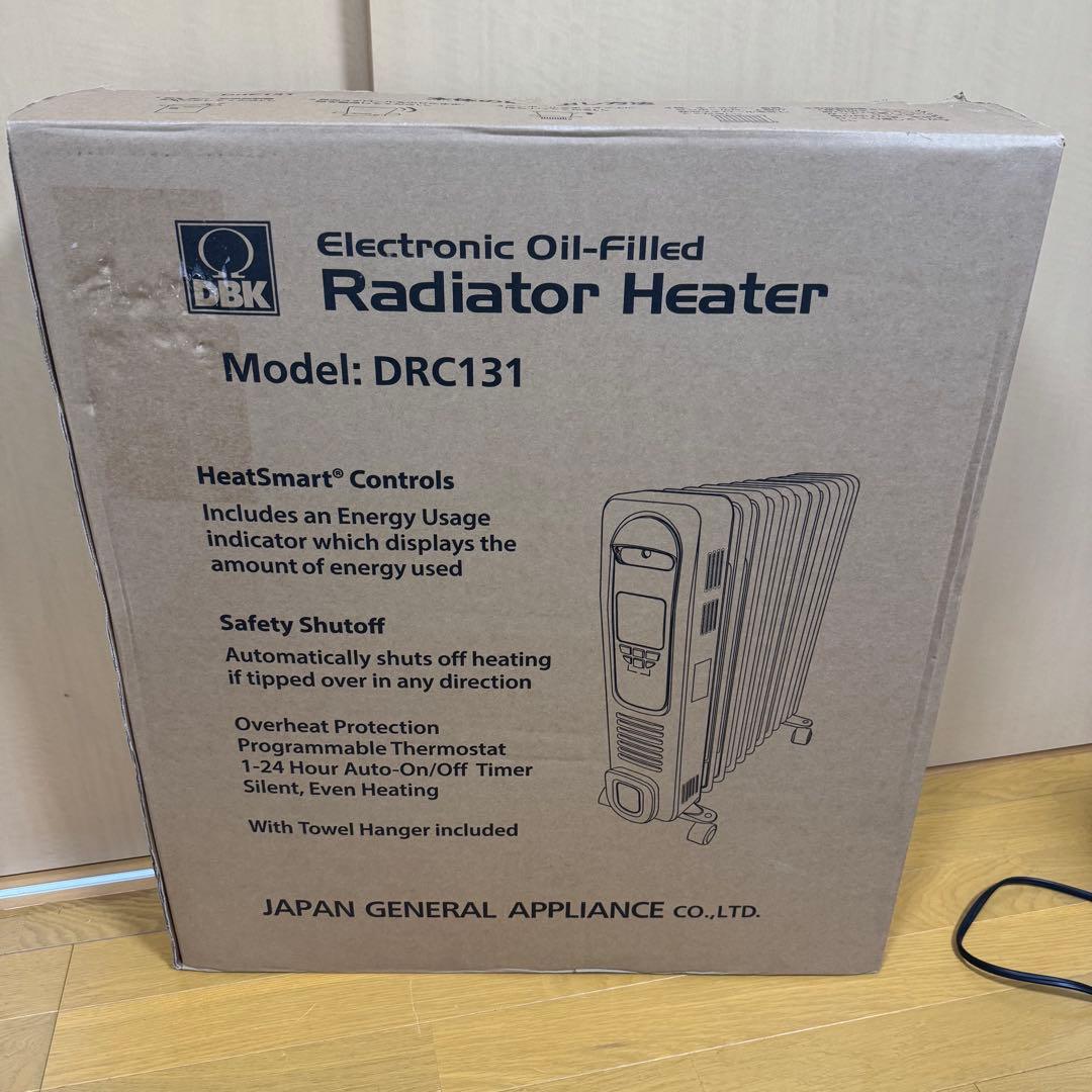 未開封　DBK オイルヒーター DRC131 ホワイト