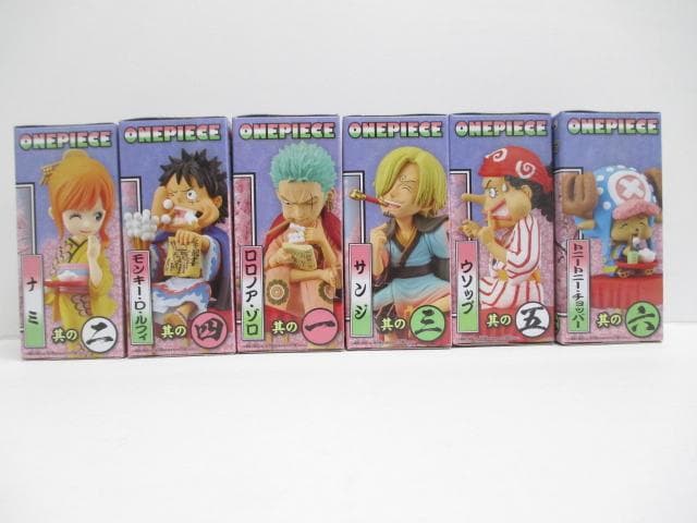 ワンピース ワールドコレクタブルフィギュア―和－ ６体セット