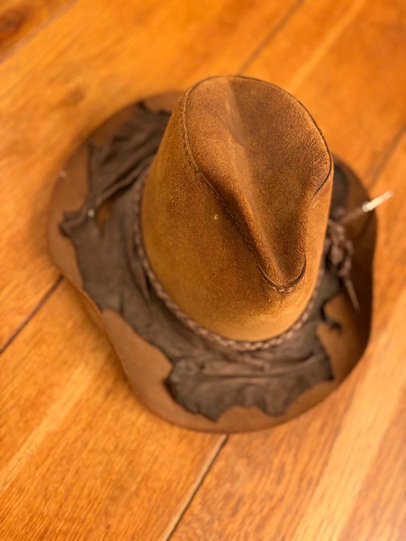 専用USA製 HEAD'N  ヘッドゥンホーム 本革製 ウェスタンハット
