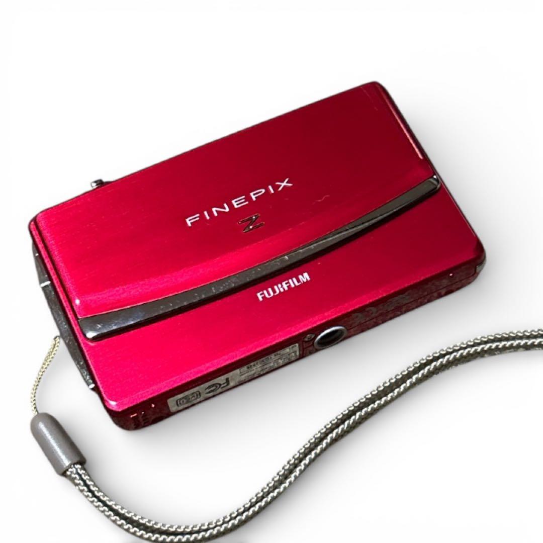 美品動作〇FUJIFILMFinePix Z90 富士フィルムレッド コンデジ