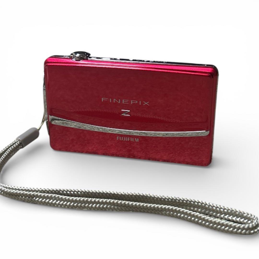 美品動作〇FUJIFILMFinePix Z90 富士フィルムレッド コンデジ