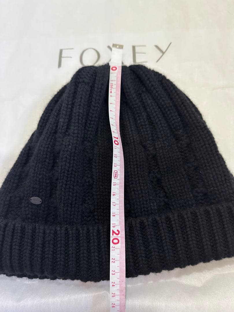Foxeyカシミヤニット帽