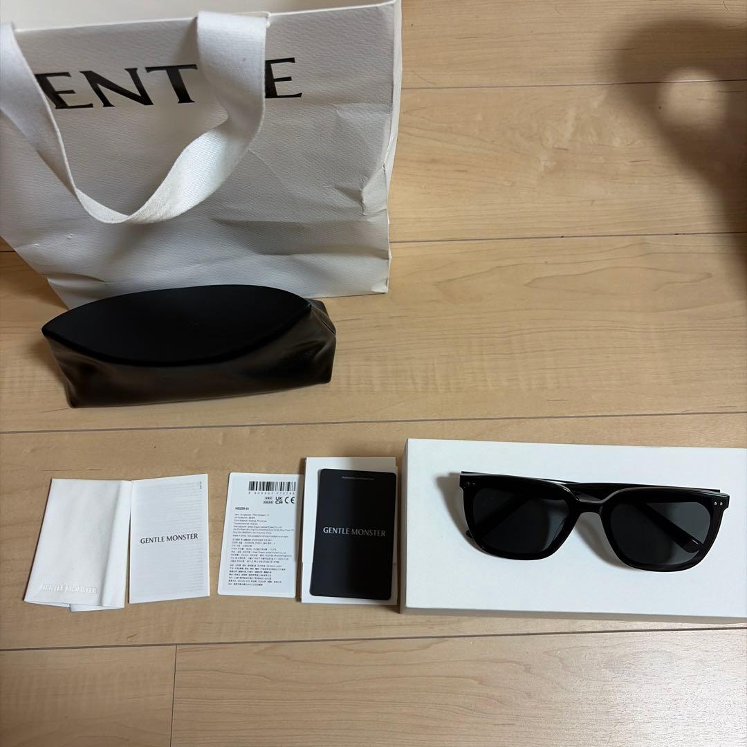 【極美品】GENTLE MONSTER Heizer 01　ブラック