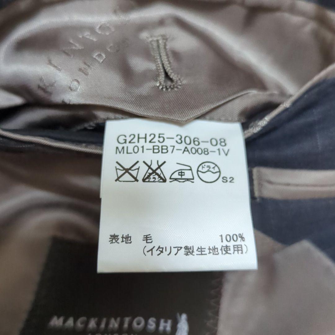 極美品 2XL相当 マッキントッシュ 銀ボタン セットアップスーツ チェック