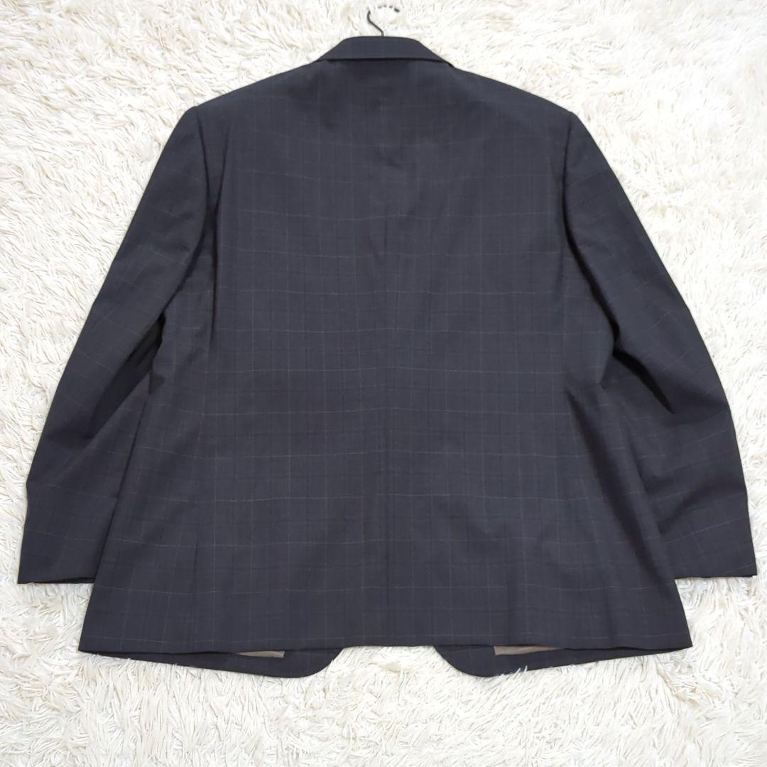 極美品 2XL相当 マッキントッシュ 銀ボタン セットアップスーツ チェック