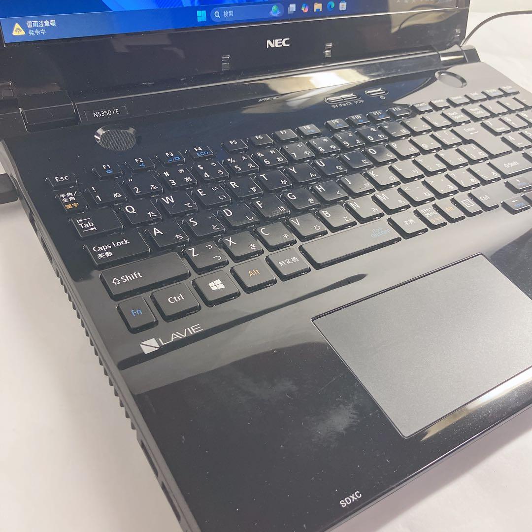 カメラ/DVD搭載　 初期設定済み ssd Lavie ノートPC win11