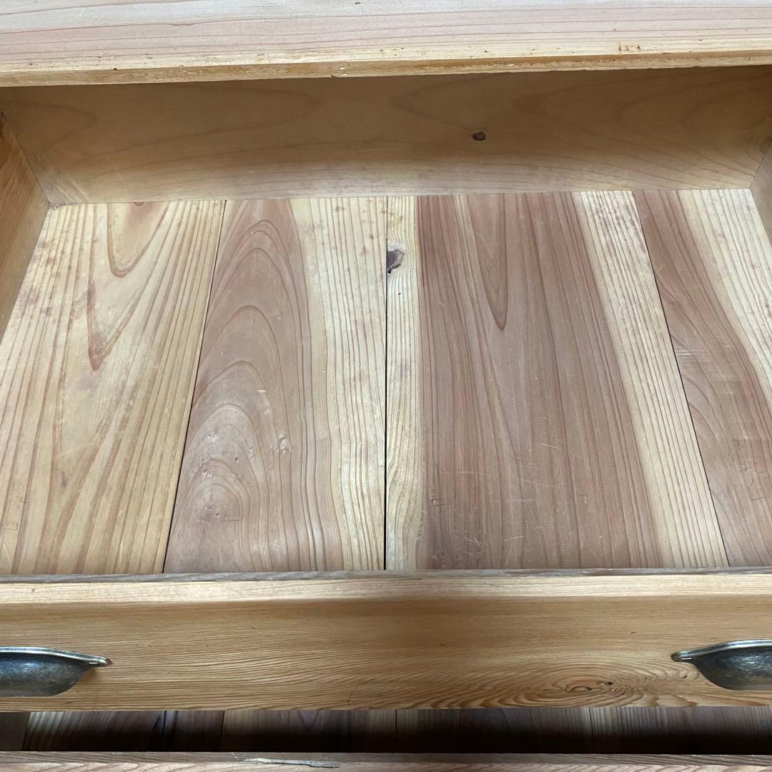 アンティーク チェスト テレビ台 棚 無垢材 ナチュラル 無垢材 y80