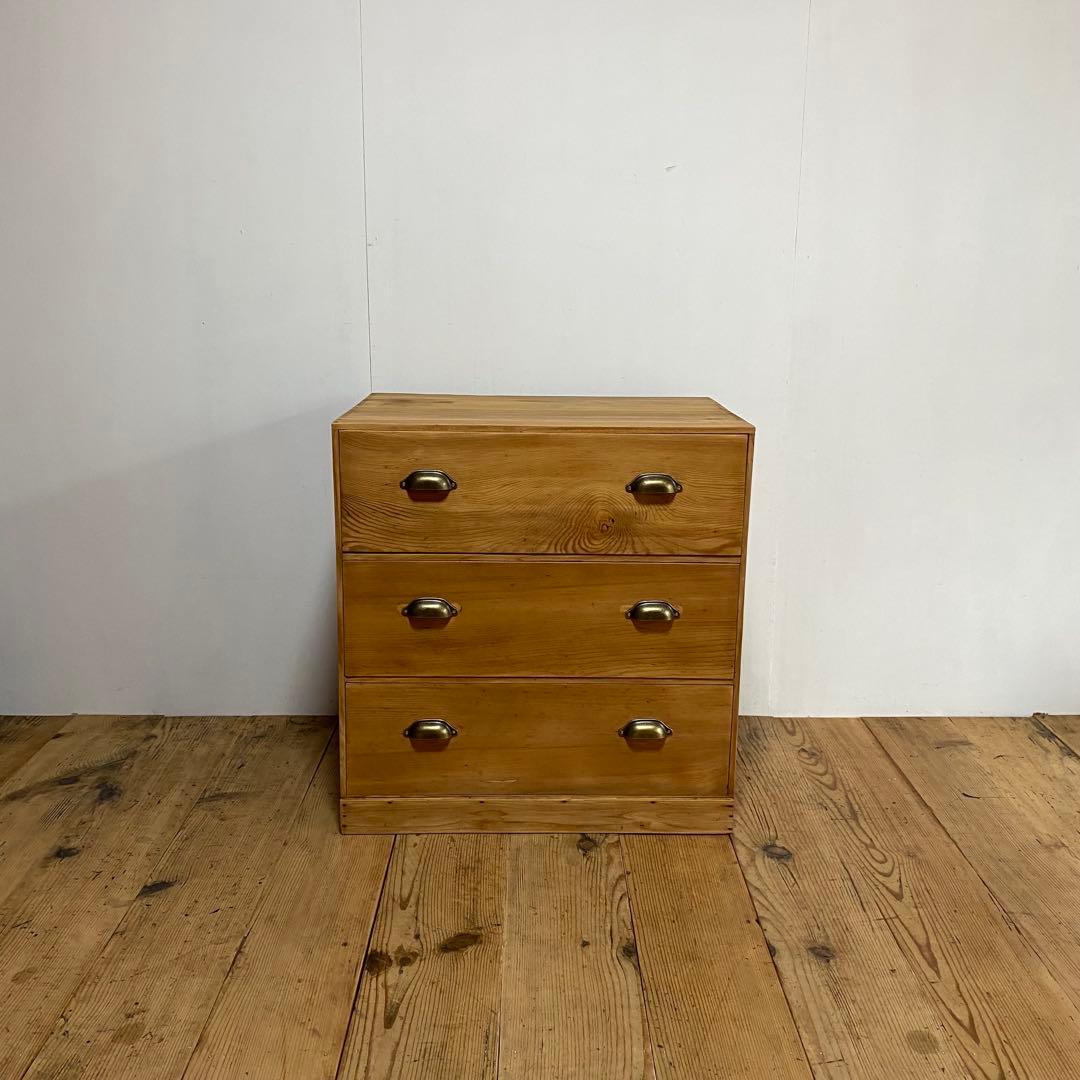 アンティーク チェスト テレビ台 棚 無垢材 ナチュラル 無垢材 y80