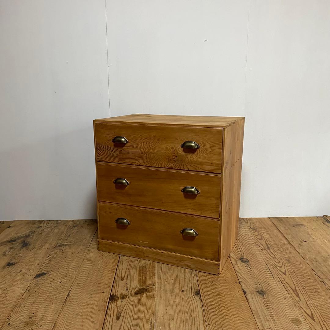 アンティーク チェスト テレビ台 棚 無垢材 ナチュラル 無垢材 y80