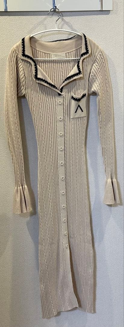 ワンピース andmary mila lady like knit dress