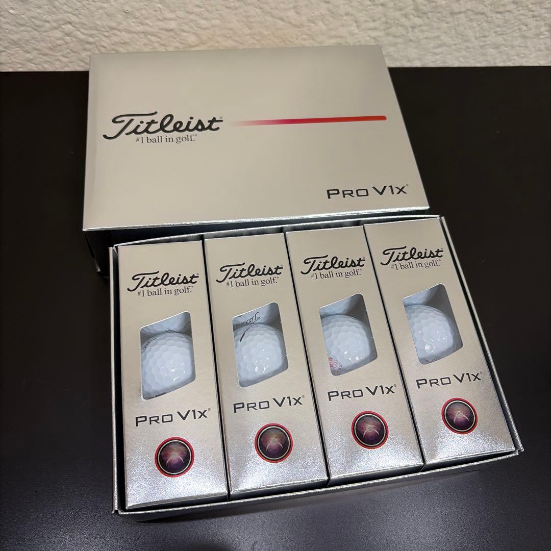 タイトリストPro V1 X スコッティキャメロン ゴルフボール 1ダース