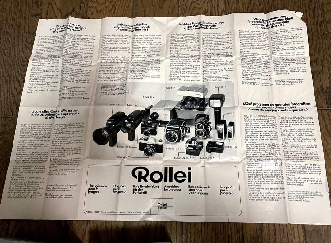 Rollei35 空箱　ポスター