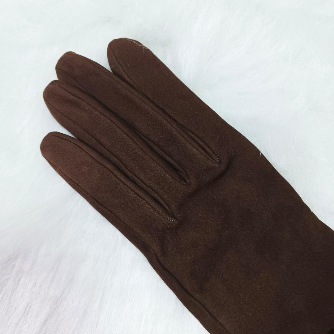 【良品】HERMES エルメス ジジェ グローブ スエード ボリードチャーム