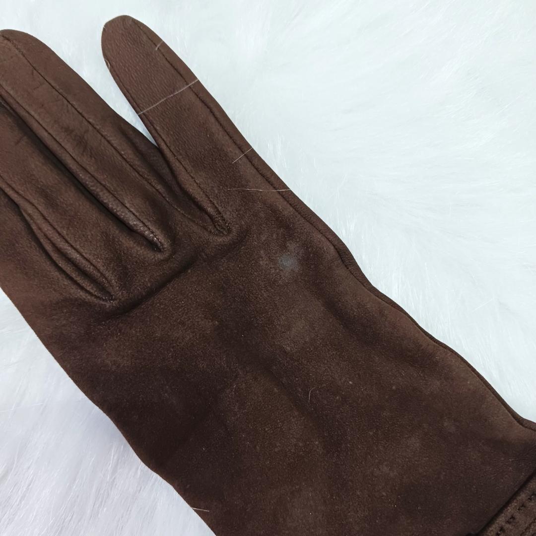 【良品】HERMES エルメス ジジェ グローブ スエード ボリードチャーム