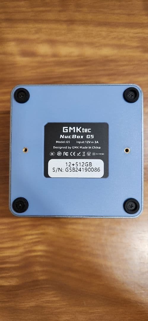 ミニPC NucBox G5 青 N97 メモリ12G SSD512G