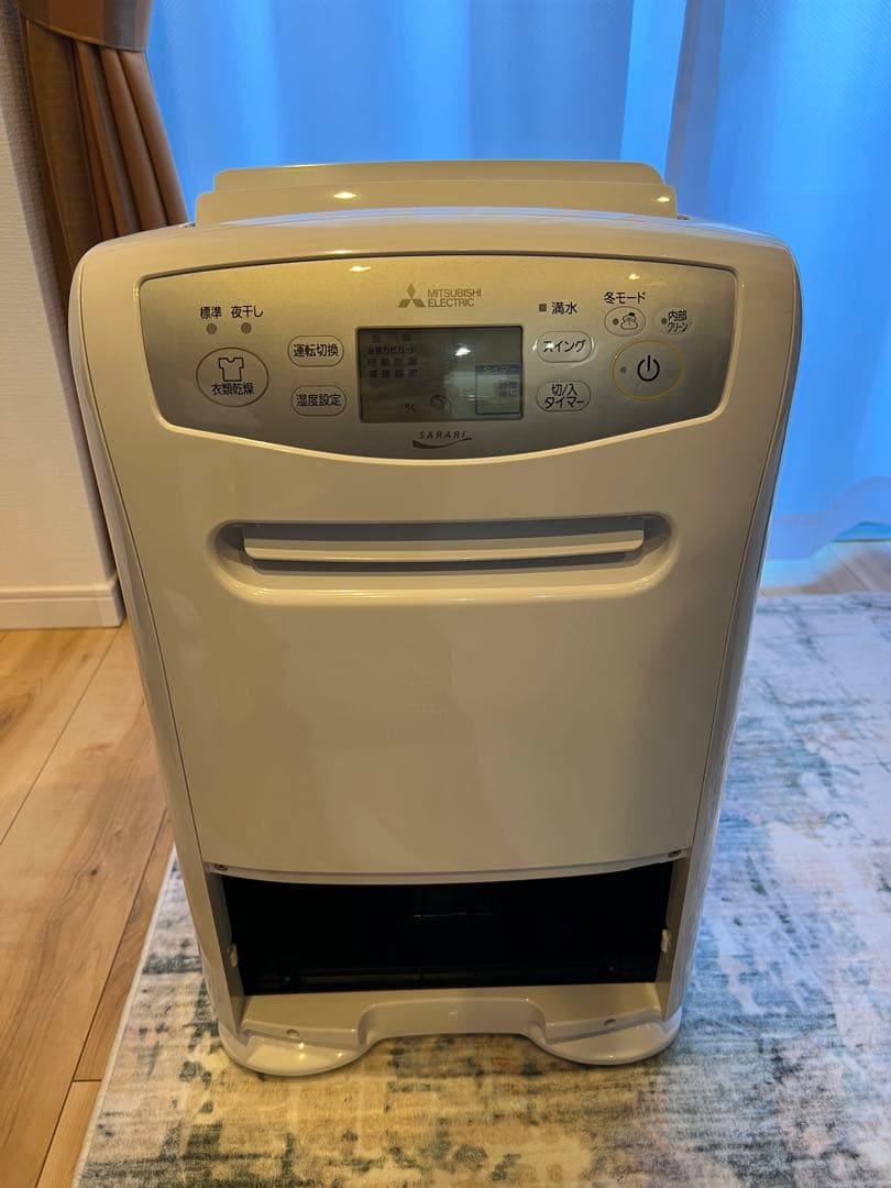 三菱 衣類乾燥除湿機 MJ-P180TX-W 2シーズン使用