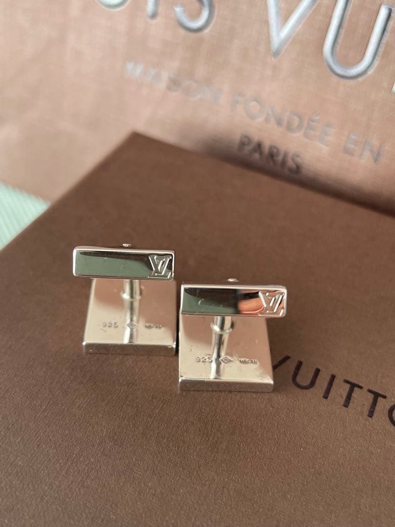 Louis Vuitton カフス　ダミエデザイン