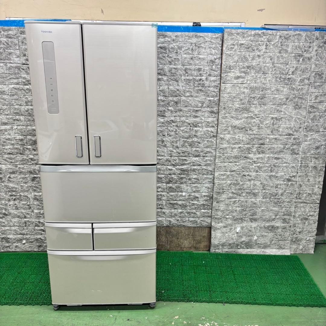 575 東芝　大型冷蔵庫　481L 小型　家庭用　フレンチドア　自動製氷付き