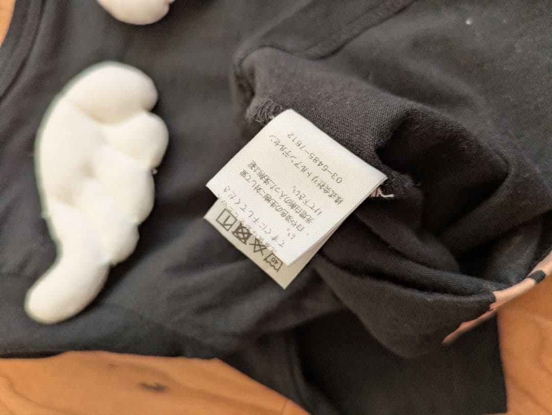 HYSTERIC MINI 長袖Tシャツ 80　天使の羽付き