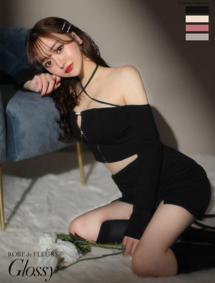 ROBE de FLEURS Glossy/ローブドフルール グロッシー　ドレス