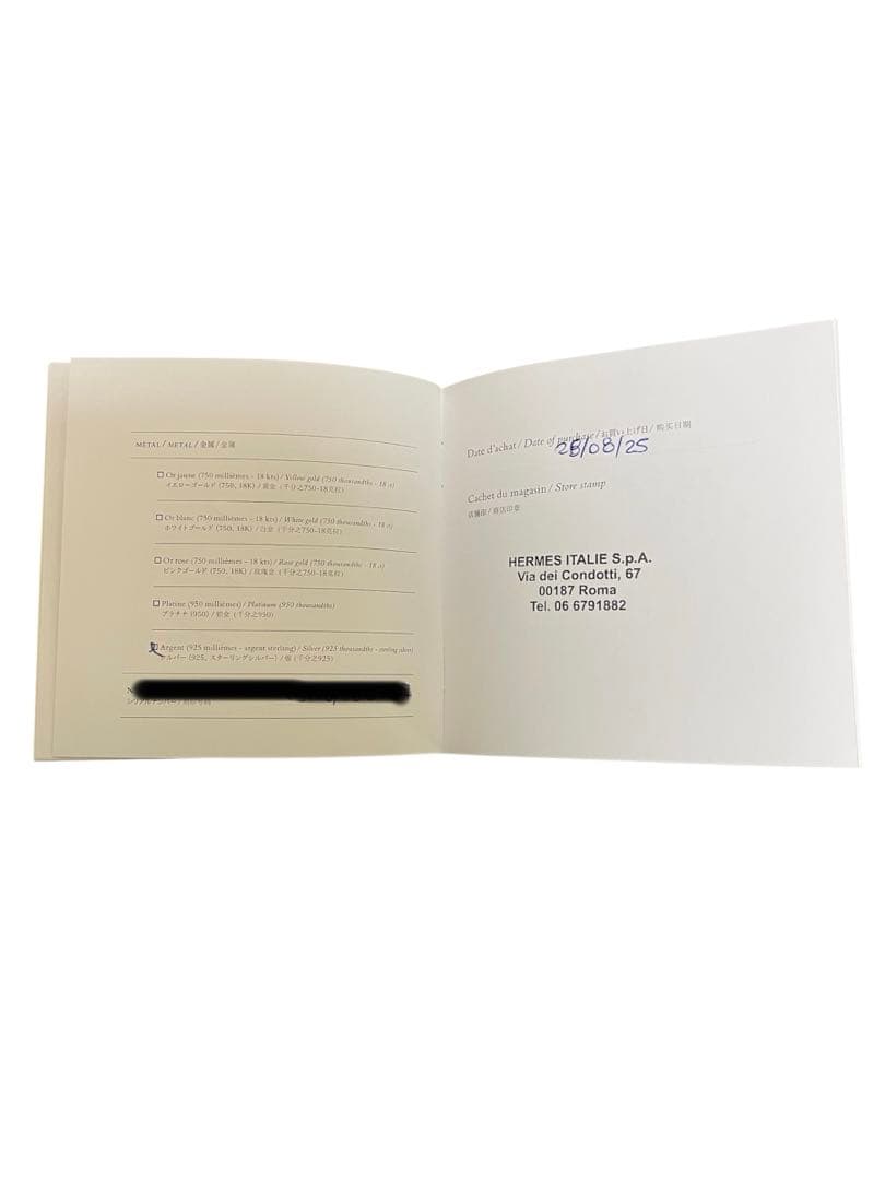 【希少・新品未使用】 GM 17 コマ エルメス シェーヌダンクル ブレスレット