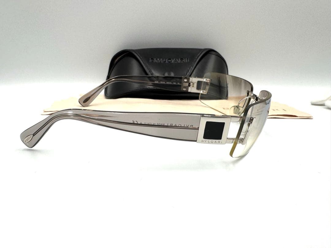 【美品】 BVLGARI ブルガリ サングラス 626 シルバー