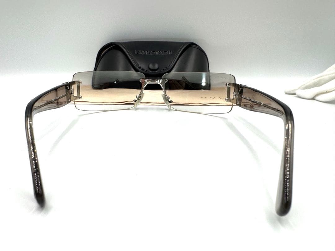 【美品】 BVLGARI ブルガリ サングラス 626 シルバー