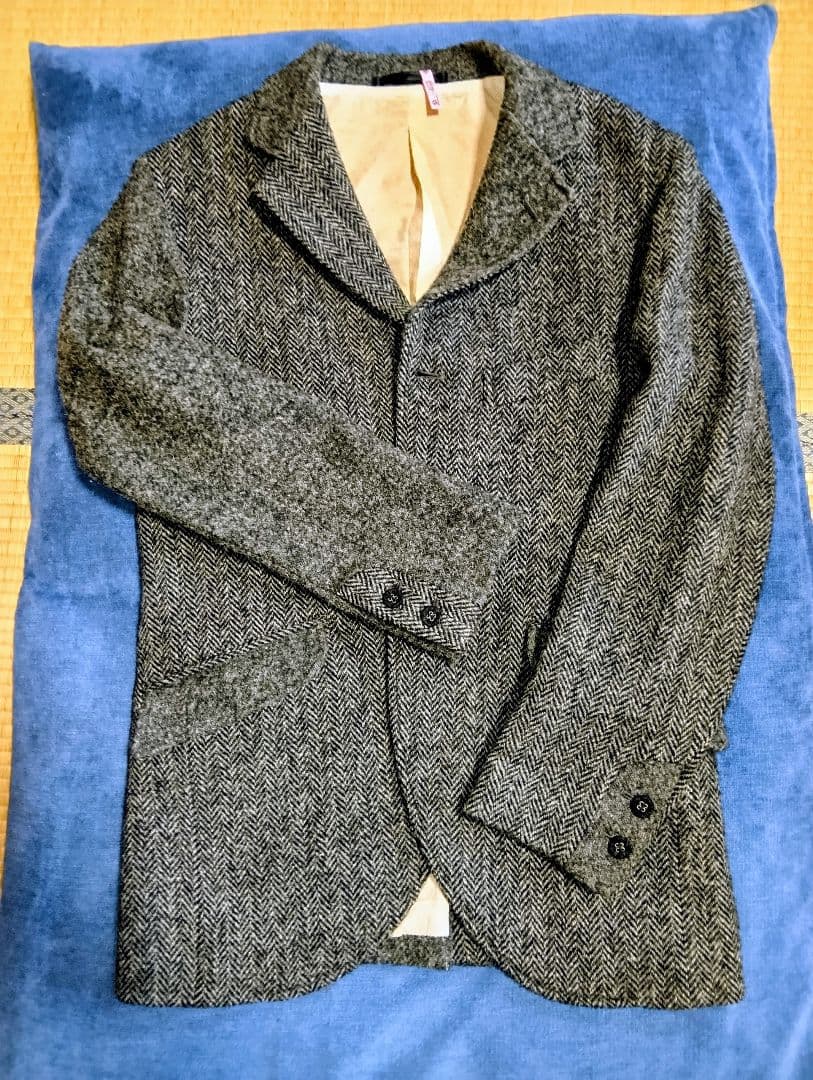 ハリスツィード ヘリンボーン テーラードジャケット　ロストヒルズ