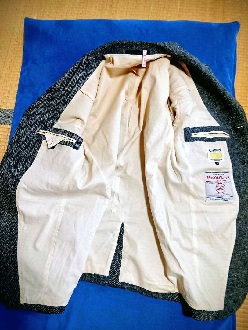 ハリスツィード ヘリンボーン テーラードジャケット　ロストヒルズ