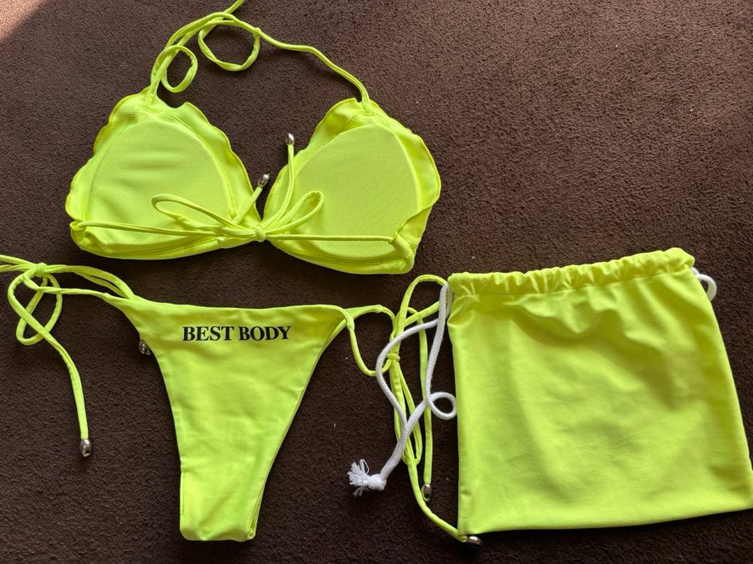 ベストボディジャパン 公式決勝ビキニ イエロー M