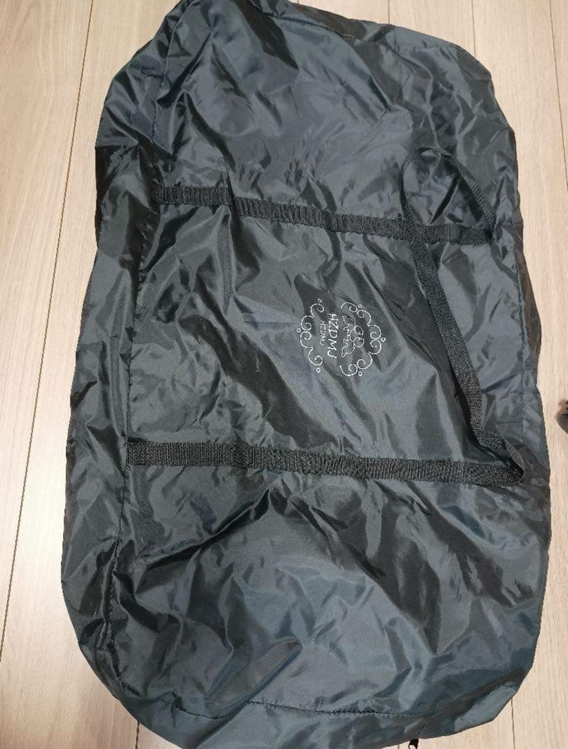 HZDMJ ベビーベッド　折りたたみ　グレー