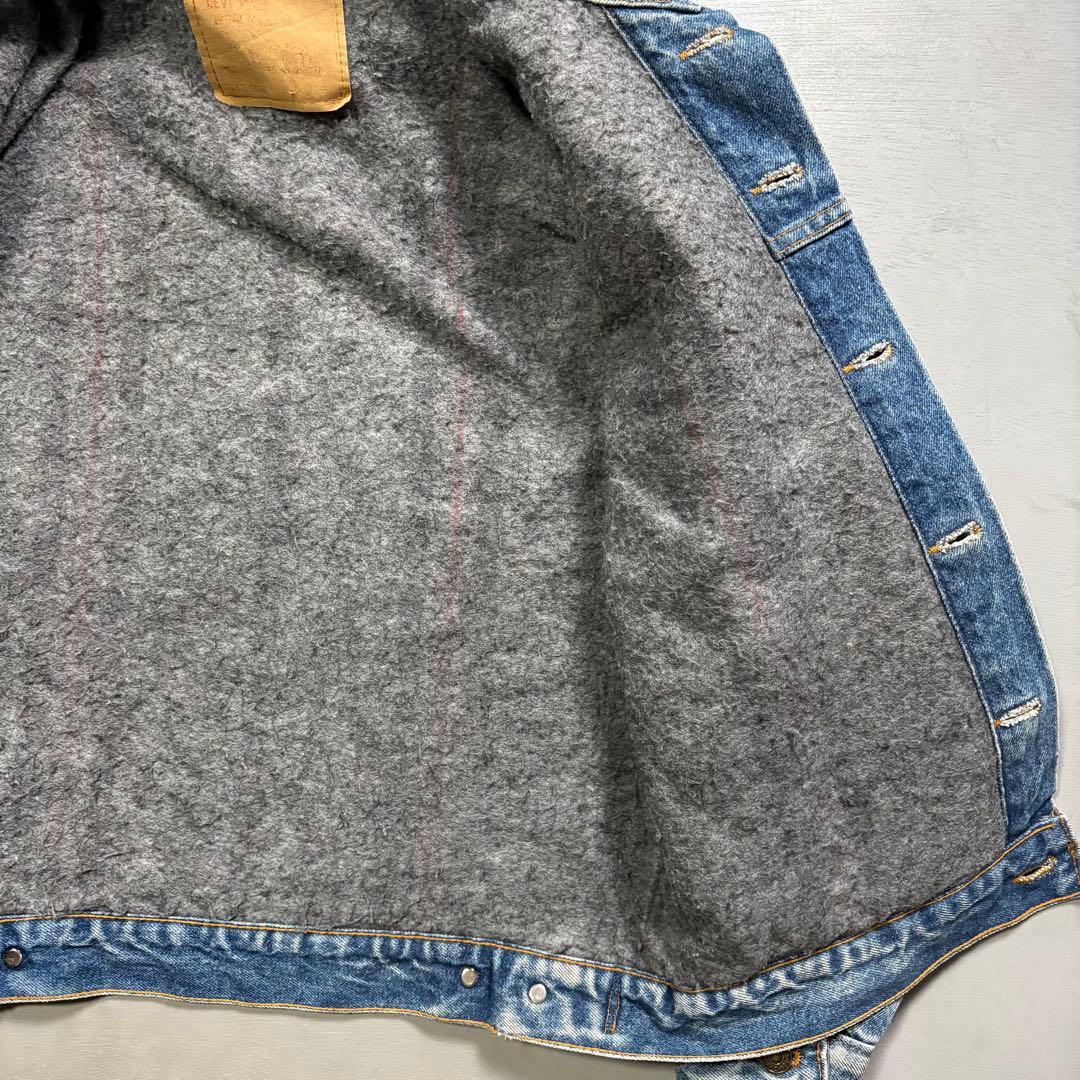 USA製　Levi's 70506-0316 デニムジャケット　裏地ブランケット